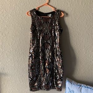 Sequein cocktail dress